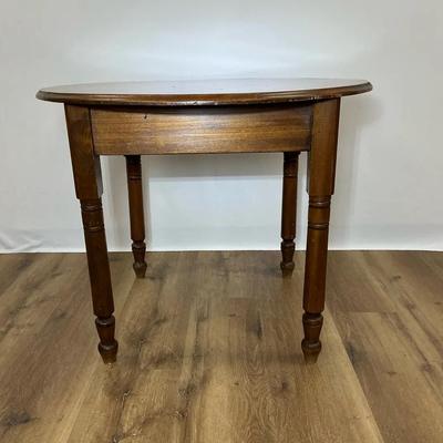 Vintage 36 Inch Round Wood Table