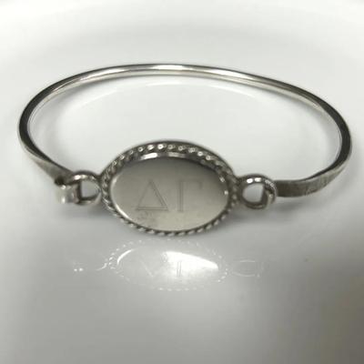 Sterling  Delta Gamma Bracelet