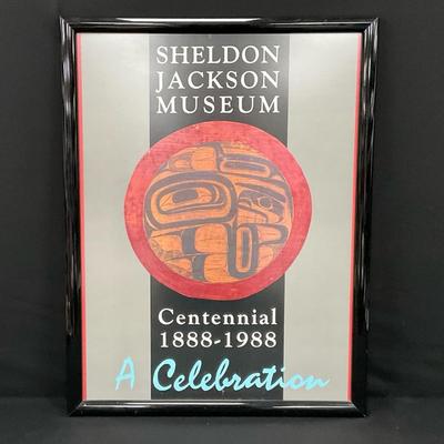 Framed Centennial Print from Sheldon Jackson Museum
