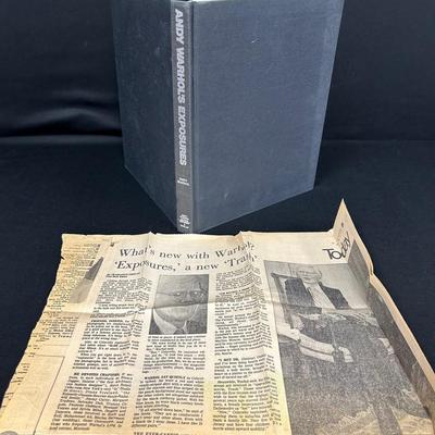 Signed Andy Warhol’s Exposures Book