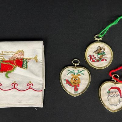 Cross-stitch Christmas Ornaments 