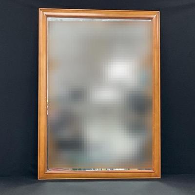 44 X 33” Wood Framed Mirror