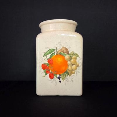 Vintage Hyalyn Ceramic Pottery Canister