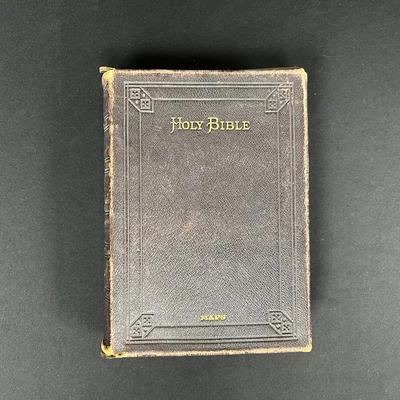 Antique Holy Bible 1887