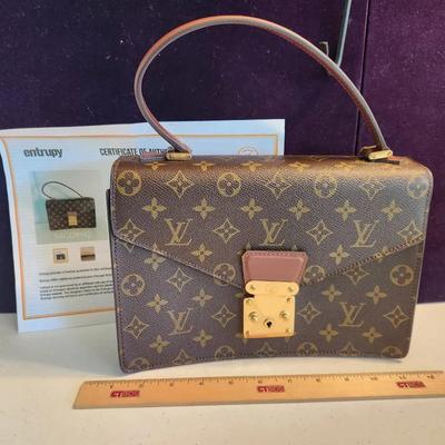 Louis Vuitton Authentic Concorde Monogram Handbag/Satchel
