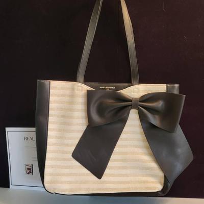 Karl Lagerfeld Paris Authentic Bow Tote Bag