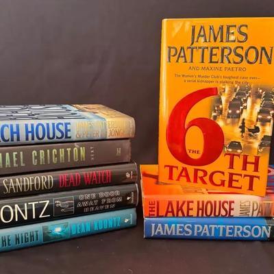 Books: Patterson, Koontz, Sanford