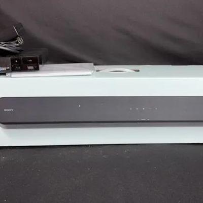 Sony Sound Bar And Center Speaker & 4K UHD bluRay 3D
