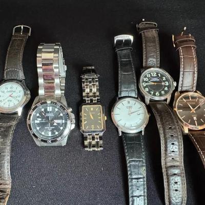 Timex, Citizen, & Casio Men’s Watches 