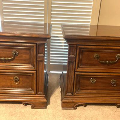 Two Matching Bed Side Tables