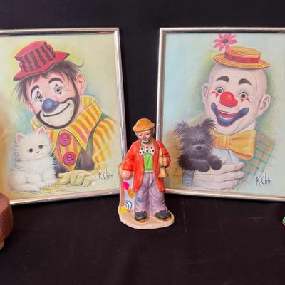 Clown Figurines and Photos
