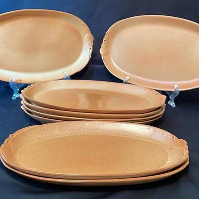 Greystone Strak Plates, Set Of Eight