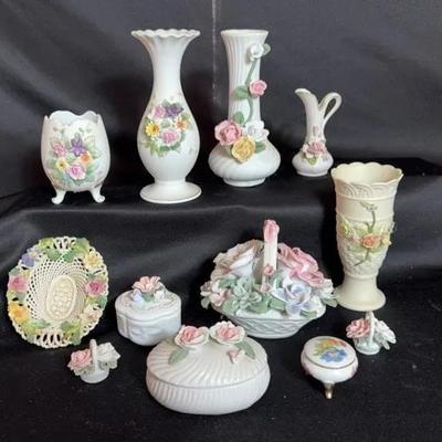 Capodimonte Style Trinkets 