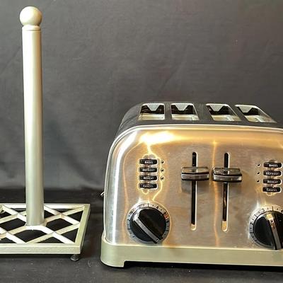 Cuisinart Toaster And Metal Paper Towel Holder