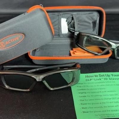 Active DLP Link 3D Glasses (2 Pair)