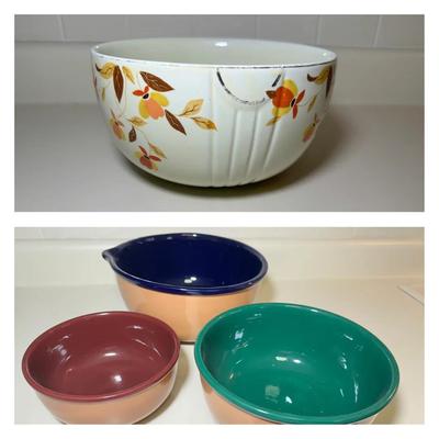 Vintage & Italian Terra Cotta Mixing Bowls