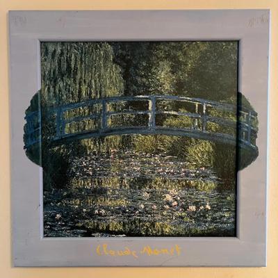 Lot 300: Claude Monet Art Print 34”x34”