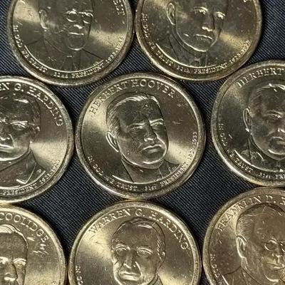 Lot 124:  2014 Presidential Dollar P&DMint Set