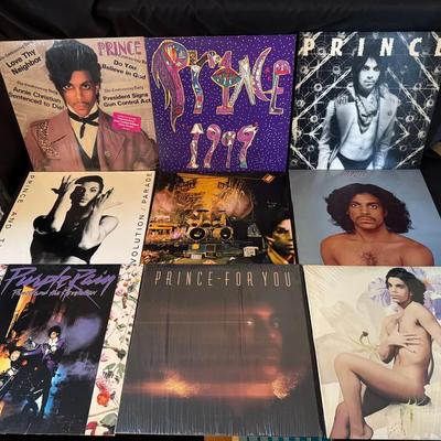 Lot 207: Prince Album Collection ( Purple Rain, 1999 And More )