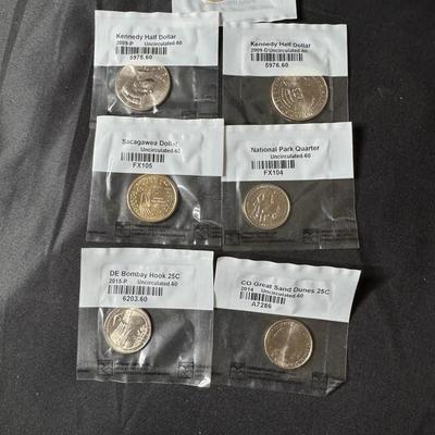 Lot 127:  Miscellaneous Uncirculated Coins
