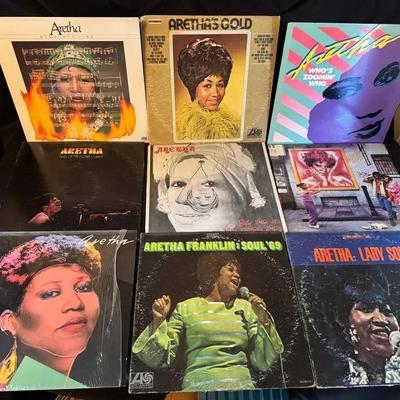 Lot 200: Aretha Franklin Album Collection