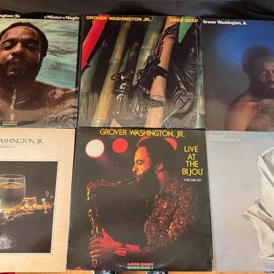 Lot 202: Grover Washington Jr Album Collection