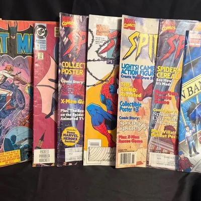 Lot 508: Vintage Marvel & DC Comics – Avengers, Batman & Spider-Man