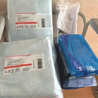 Lot 120:  Medical Supplies Bundle – Premium Underpads & Disposable Wipes, Commode