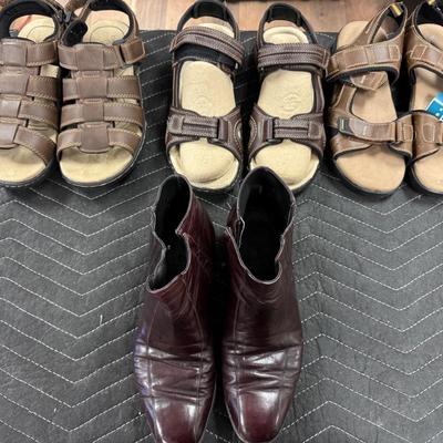 Lot 279: Women’s Sandals And Boots Sz8 
