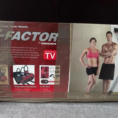 Lot 169:  Weider X-Factor Home Gym – Progressive Resistance Door Exercise System (As Seen on TV)
