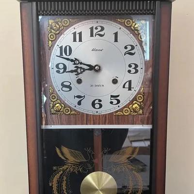 Alaron 31-Day Mechanical Wall/Mantle Clock
