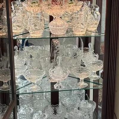 Assorted Glassware- Pitchers, Canisters, Basket, And More!
