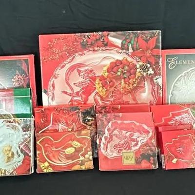 Christmas Glassware- Elements, Mikasa, And More! 