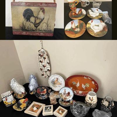 Kitchen Rooster And Chicken Decor