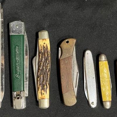 Assortment of Pocket Knives – Mixed Styles & Handles
