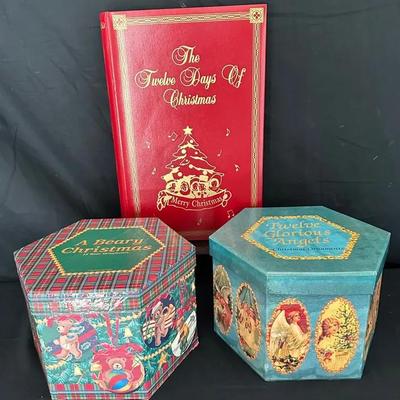 Assorted Vintage Christmas Ornaments – A Beary Christmas, Twelve Glorious Angels & Musical Ornament 