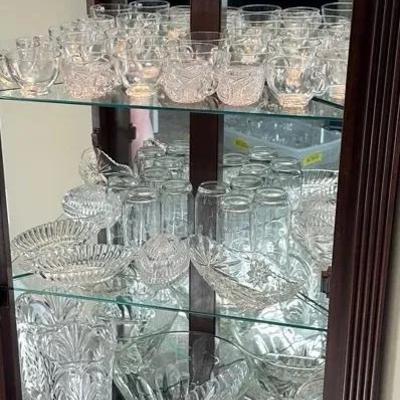 Assorted Glassware & Crystal – Punch Bowl, Tea Cups, Drinkware & More!