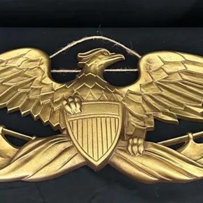 Vintage Sexton Patriotic Metal Eagle Wall Hanging 