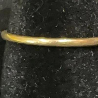 14k Yellow Gold Band Ring – Size 8.5
