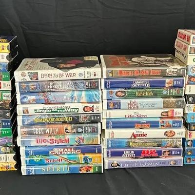 VHS Tapes- Classic Titles And Family Favorites! 