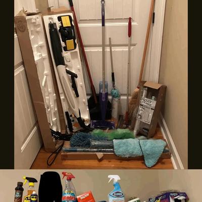 Cleaning Supplies, Oreck Stream Mop, Hover Scrubber, & More