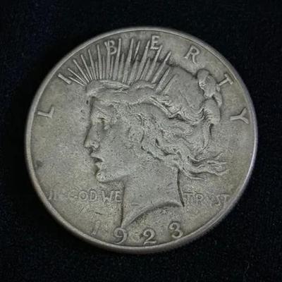 Circulated 1923-S Peace Dollar 