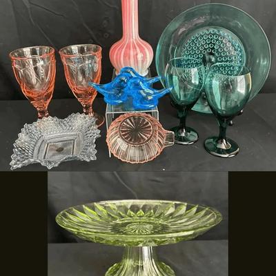 Colorful Glass Assortment- Libbey, Noritake, And More! 
