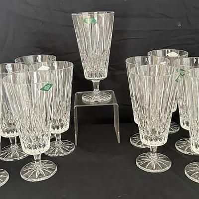 (11) Shannon Crystal Caitlin Collection Glasses – Brand New in Box