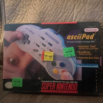 Super Nintendo asciipad 
Factory sealed
