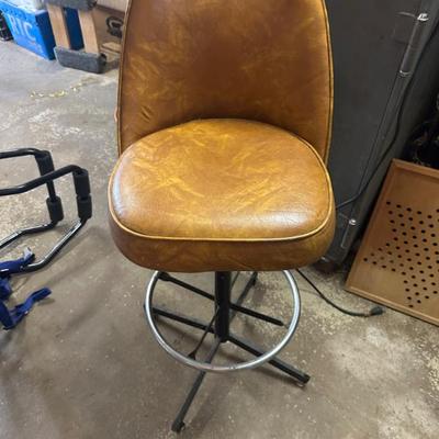 3 vintage swivel chairs 