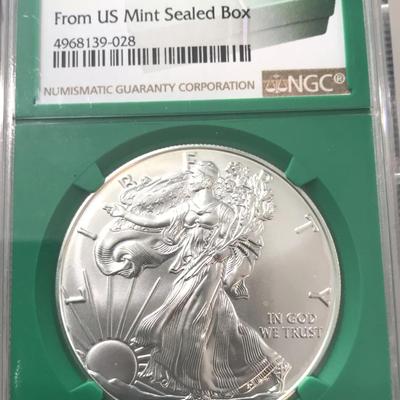 2018 Silver Eagle MS69