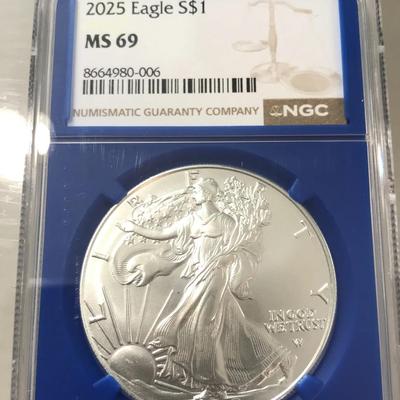 2025 Silver Eagle (MS69)