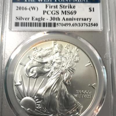 2016 W-Silver Eagle MS69