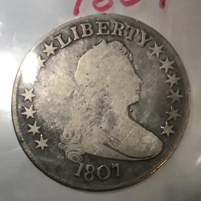 1807 Bust Half Dollar 